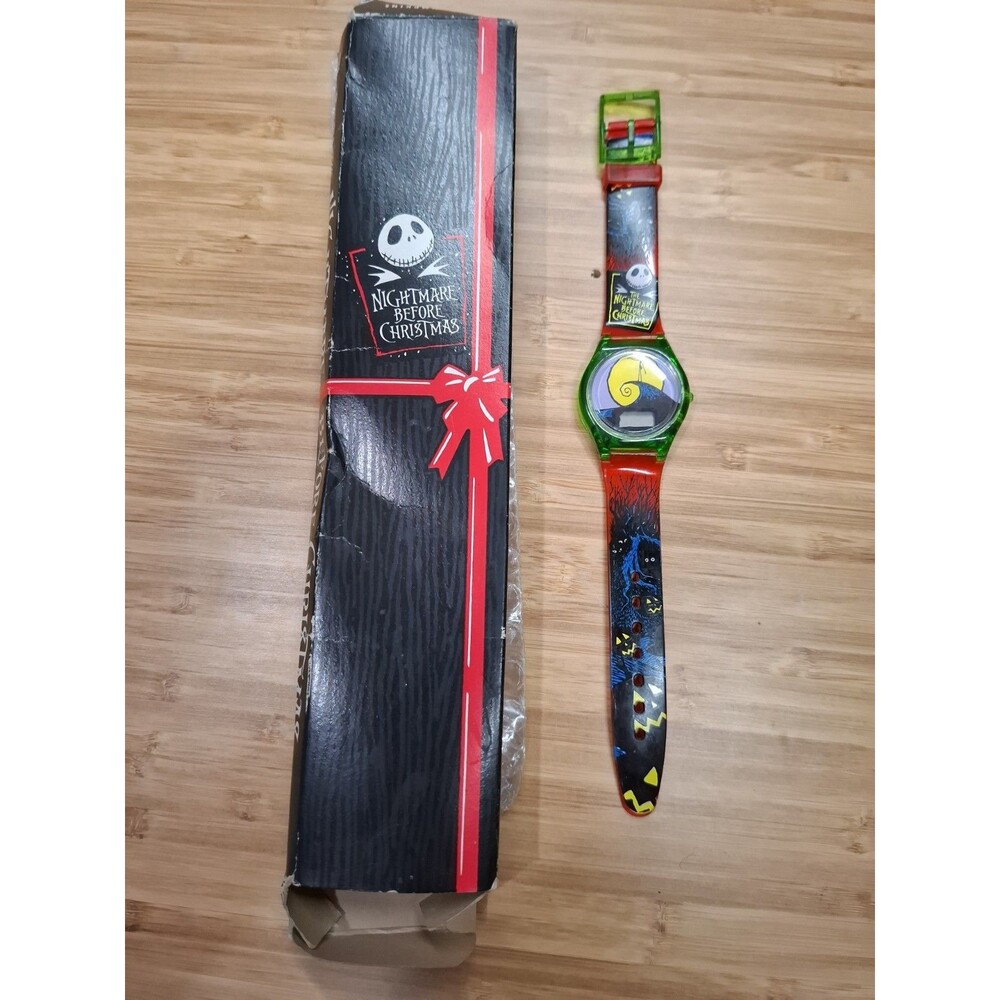 BRAND NEW: 1993 TIM BURTON'S "NIGHTMARE BEFORE CHRISTMAS" BURGER KING WATCH